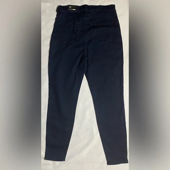 Emma Super Stretch High Rise Skinny Jean - Indigo - Picture 4 of 6